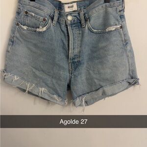 Agolde Parker shorts size 27
